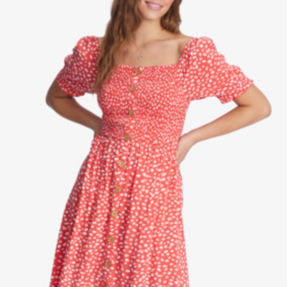 Roxy red summer dress. Brand new with tags still on!